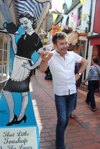 David posing with a 